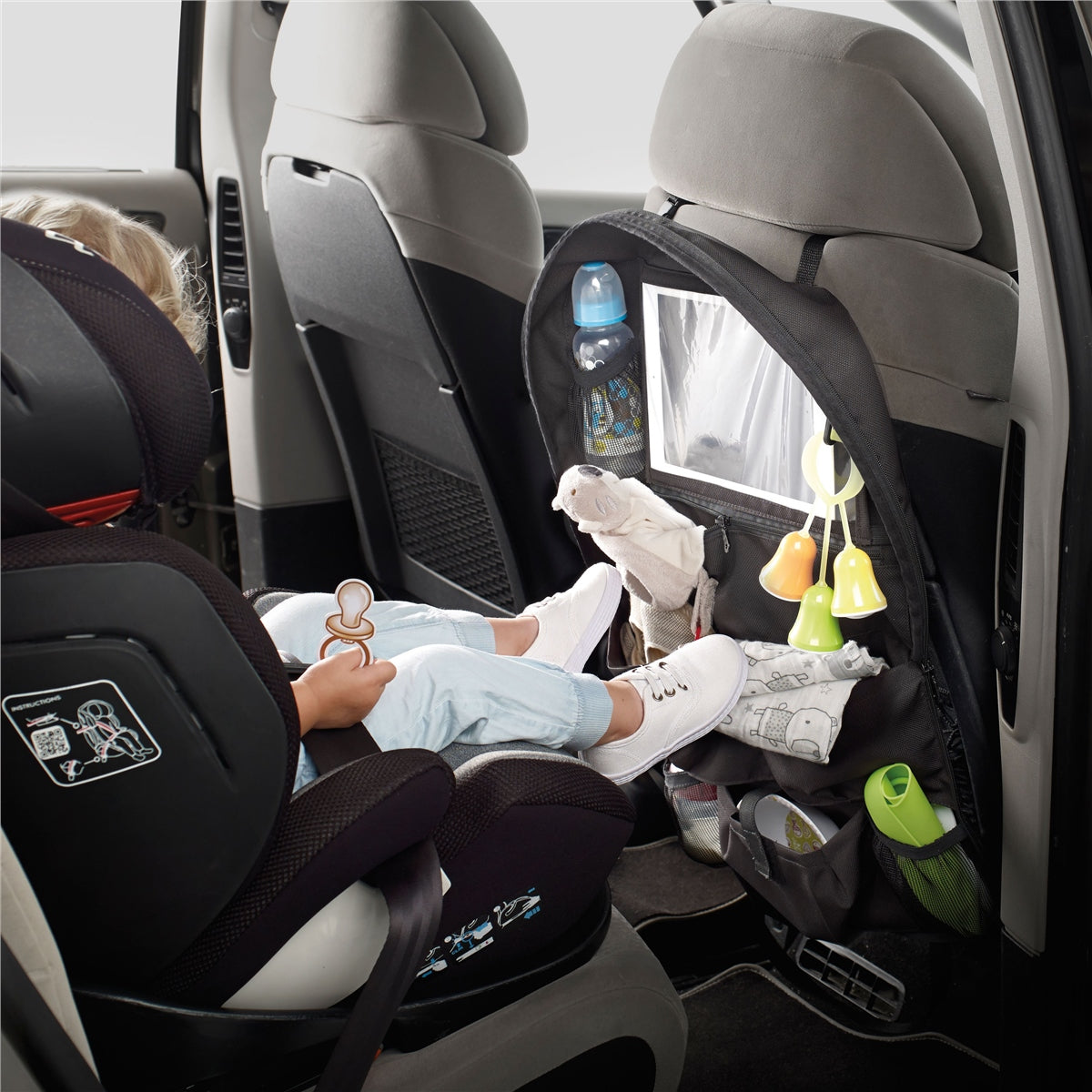 Car Seat Organiser with Tablet Holder