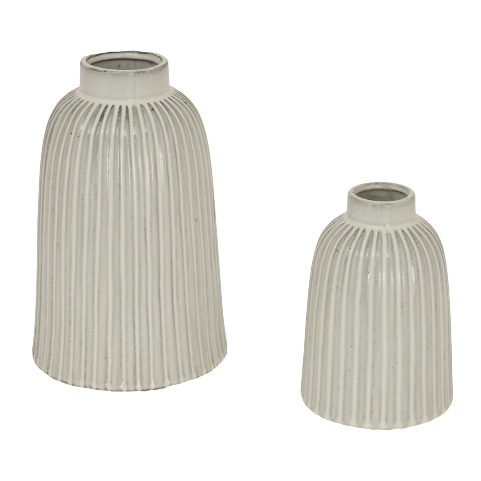 Monte bell-shaped ceramic vase in pure white, minimalist design with organic curves, perfect for modern decor. by sostter at brixbailey.com