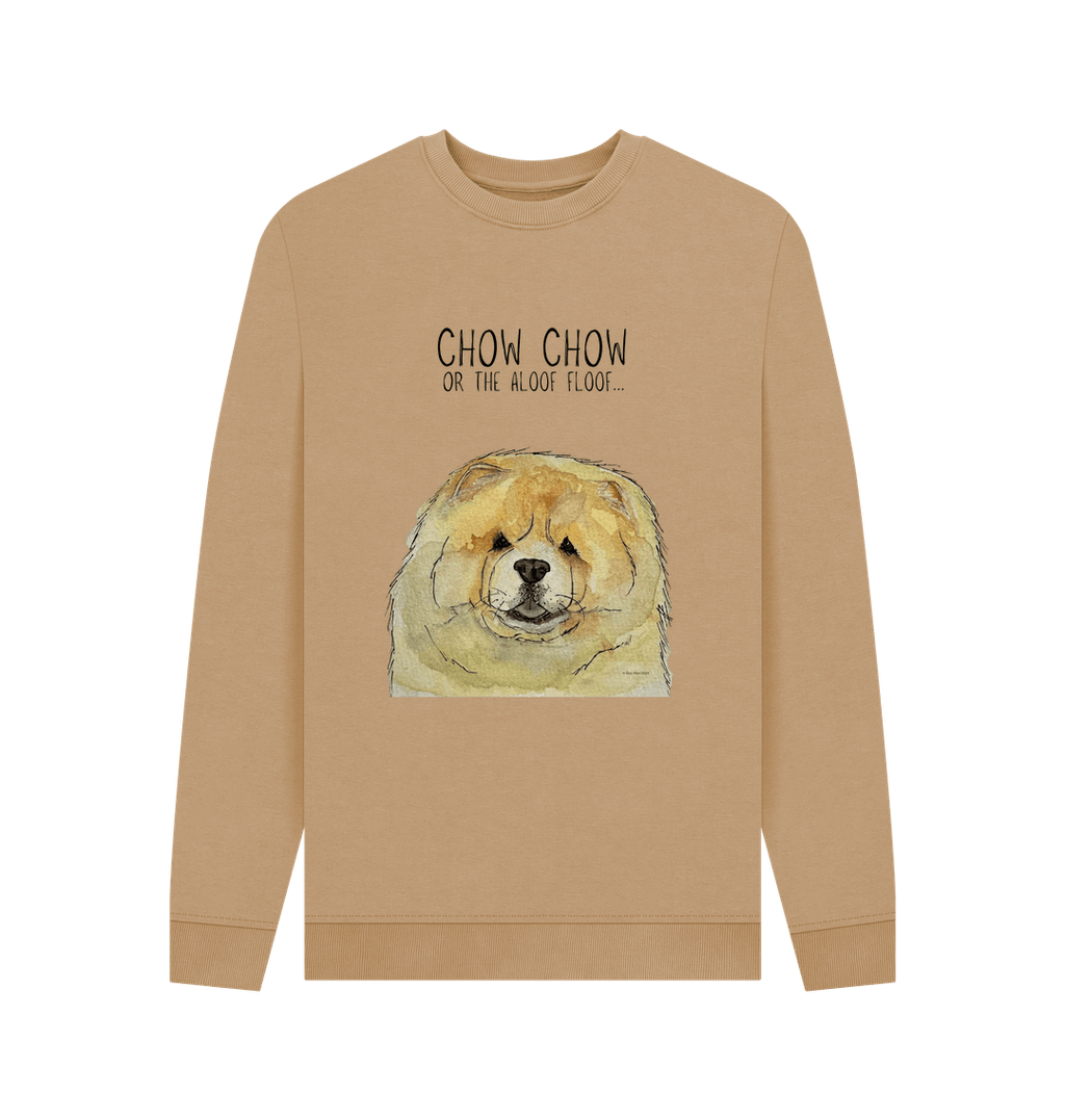 Fawn Chow Chow Aloof Floof Men's Crewneck Sweatshirt