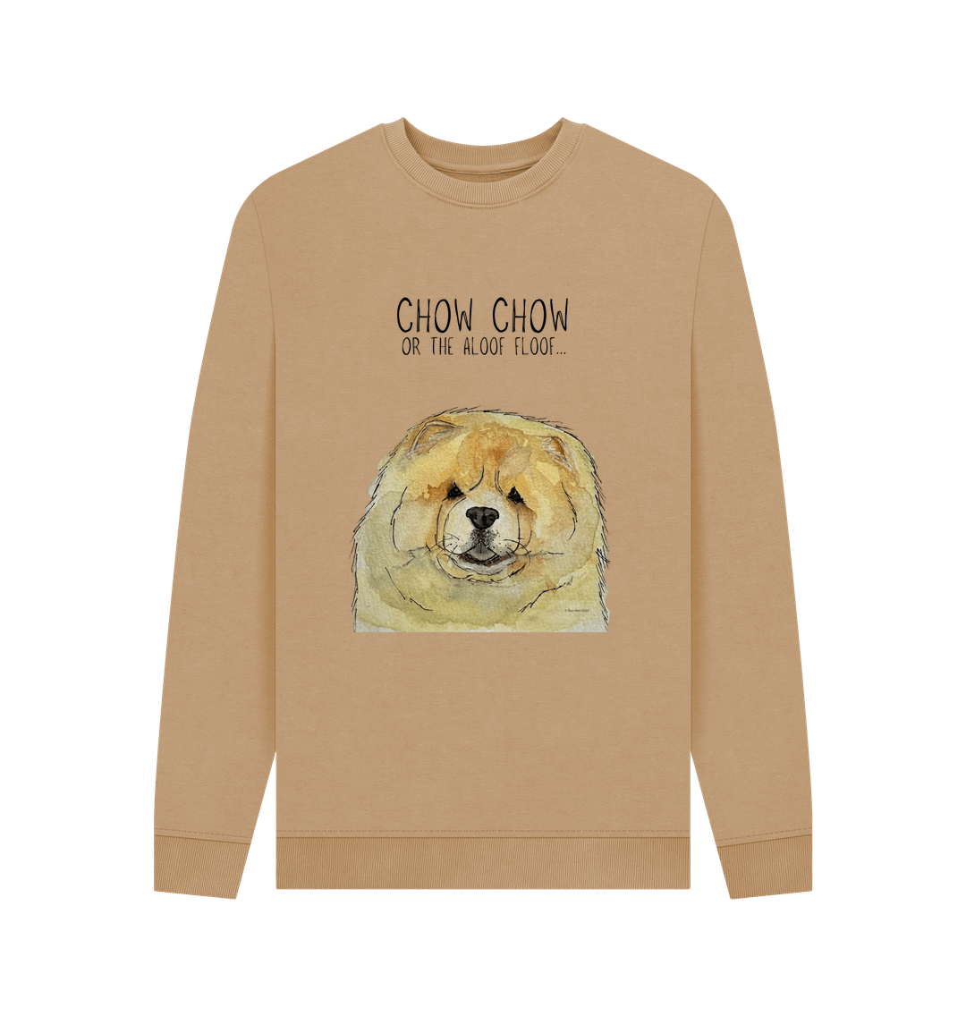 Fawn Chow Chow Aloof Floof Men's Crewneck Sweatshirt