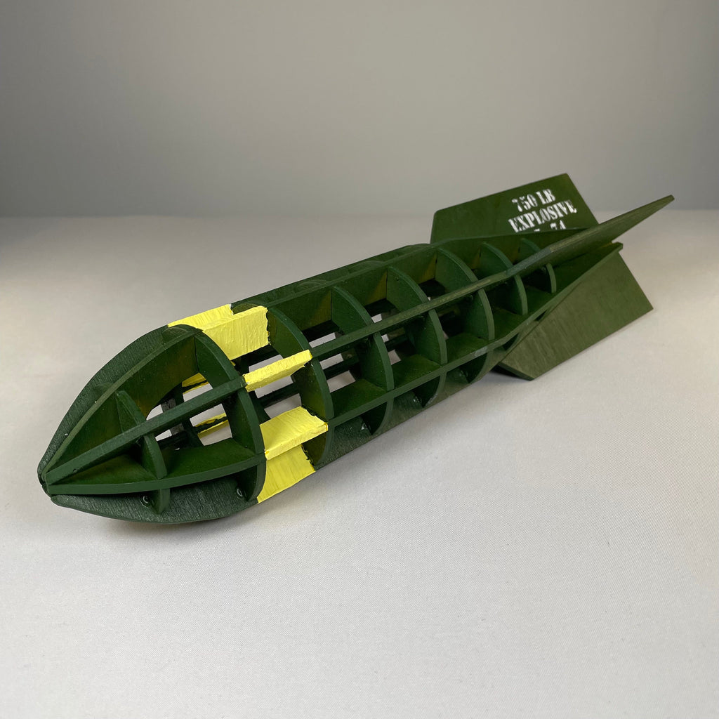 WW2 Bomb Flatpack Model Kit