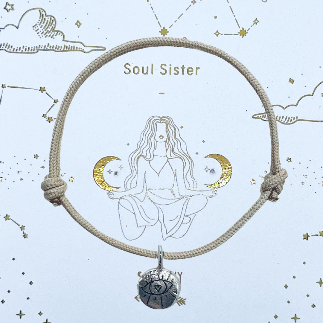 Soul Sister Rope Bracelet in Sterling Silver