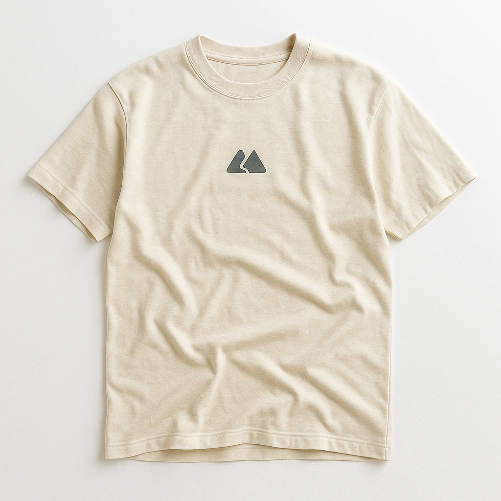Oversized Organic Cotton Tee with Drop Shoulder
