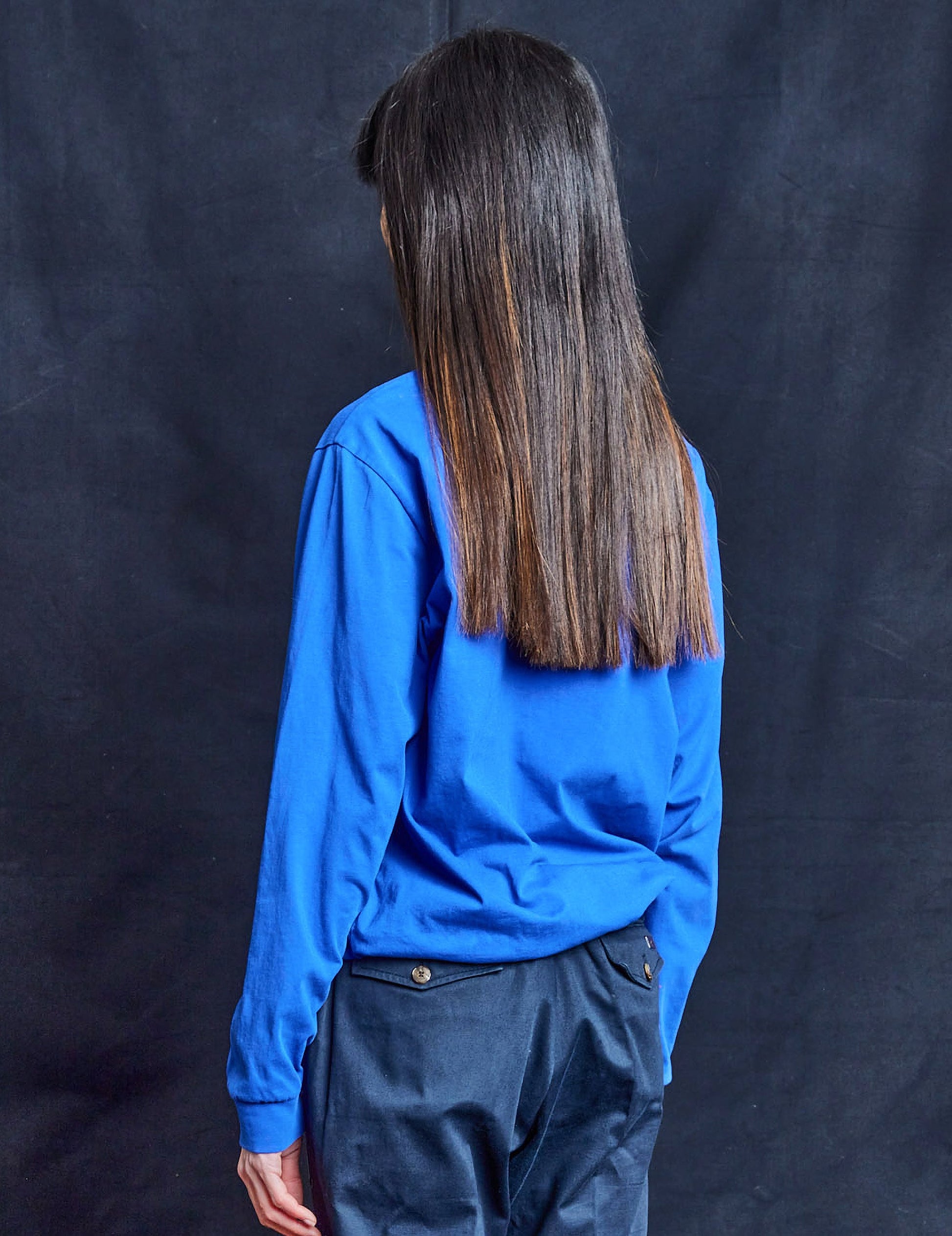 Aladdin Sane Blue Long Sleeve Tee