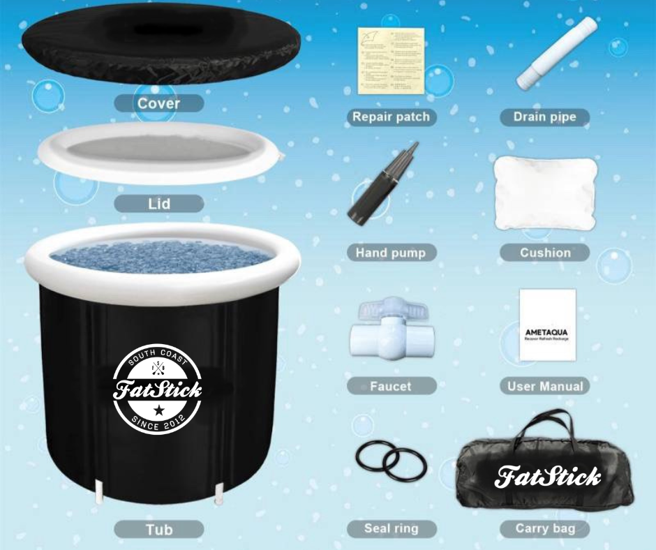 Recovery Ice Bath Cold Water Therapy Plunge Tub Round and Oval