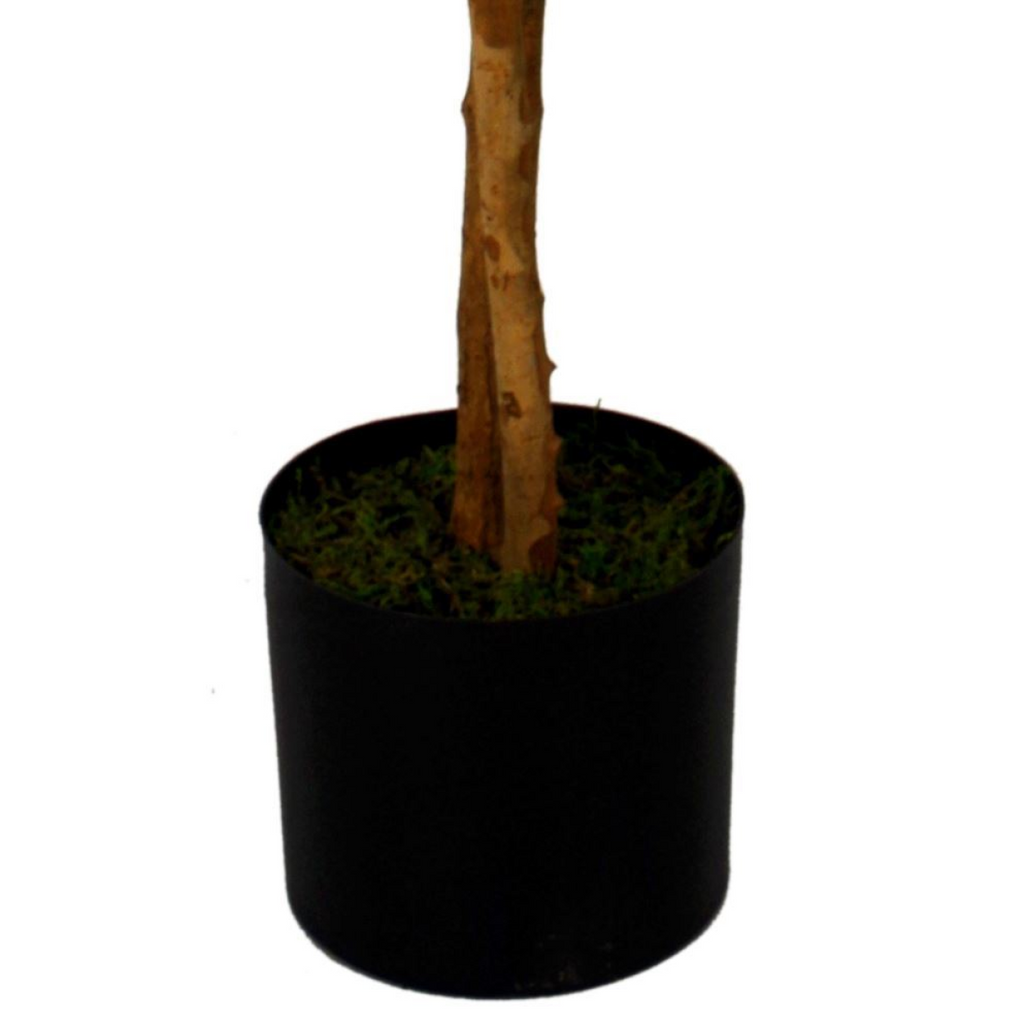 130cm White Wisteria Artificial Tree with Copper Metal Planter
