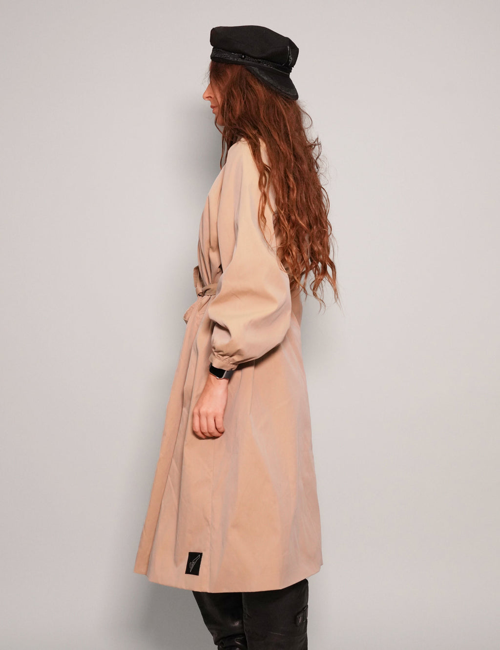Belted Macintosh Coat