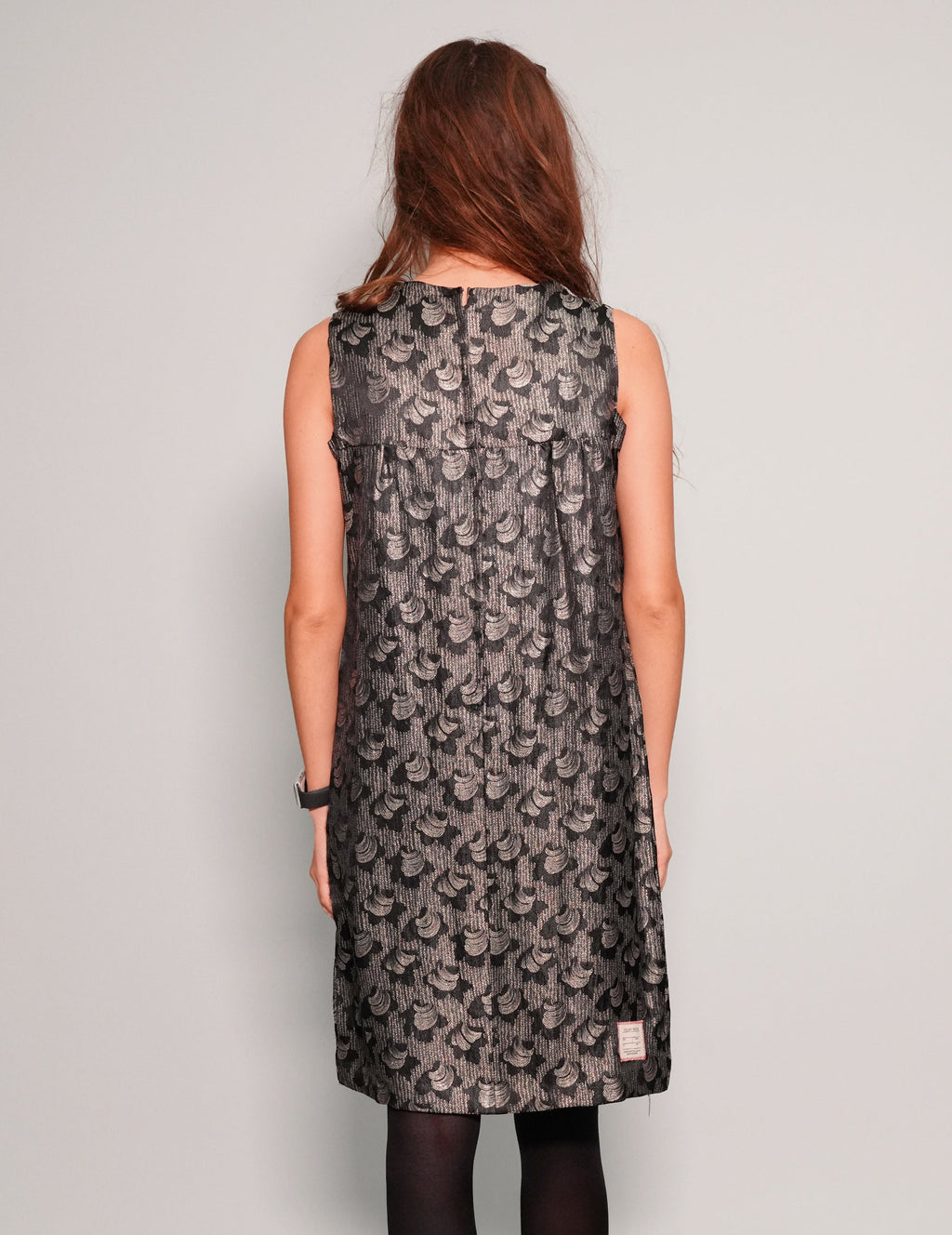 Vintage Shell Jacquard Cocktail Dress