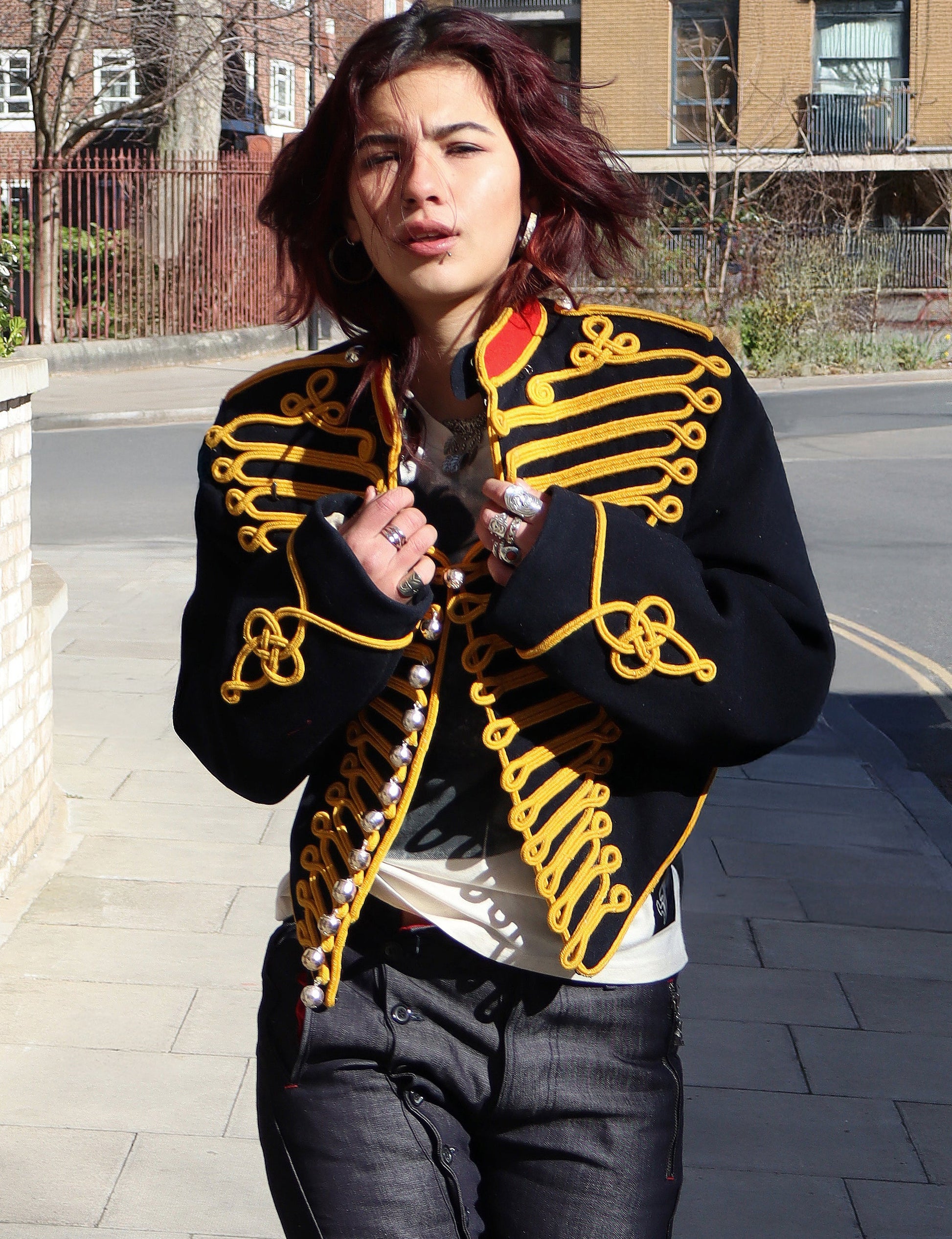 Vintage Royal Horse Artillery Ceremonial Rock and Roll Jacket