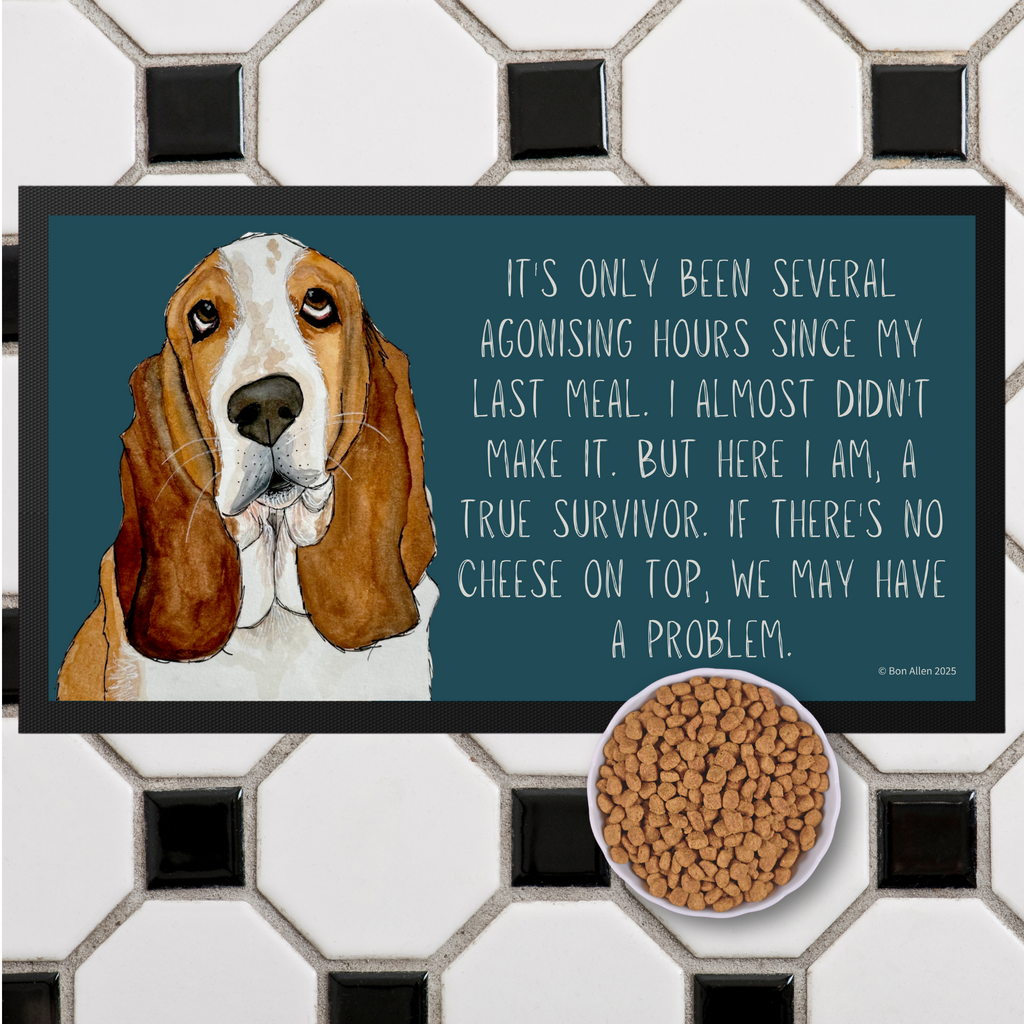 Basset Hound Banquet Mat