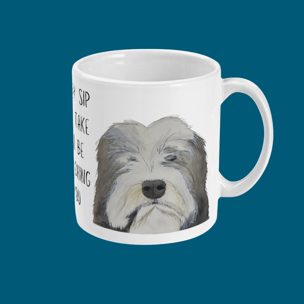 Bearded Collie Mug of Judgment
