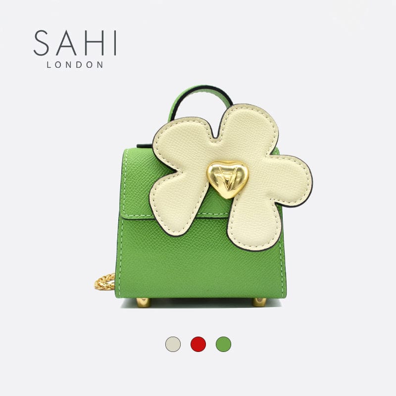 Little Flower Daisy Leather Crossbody Mini Bag