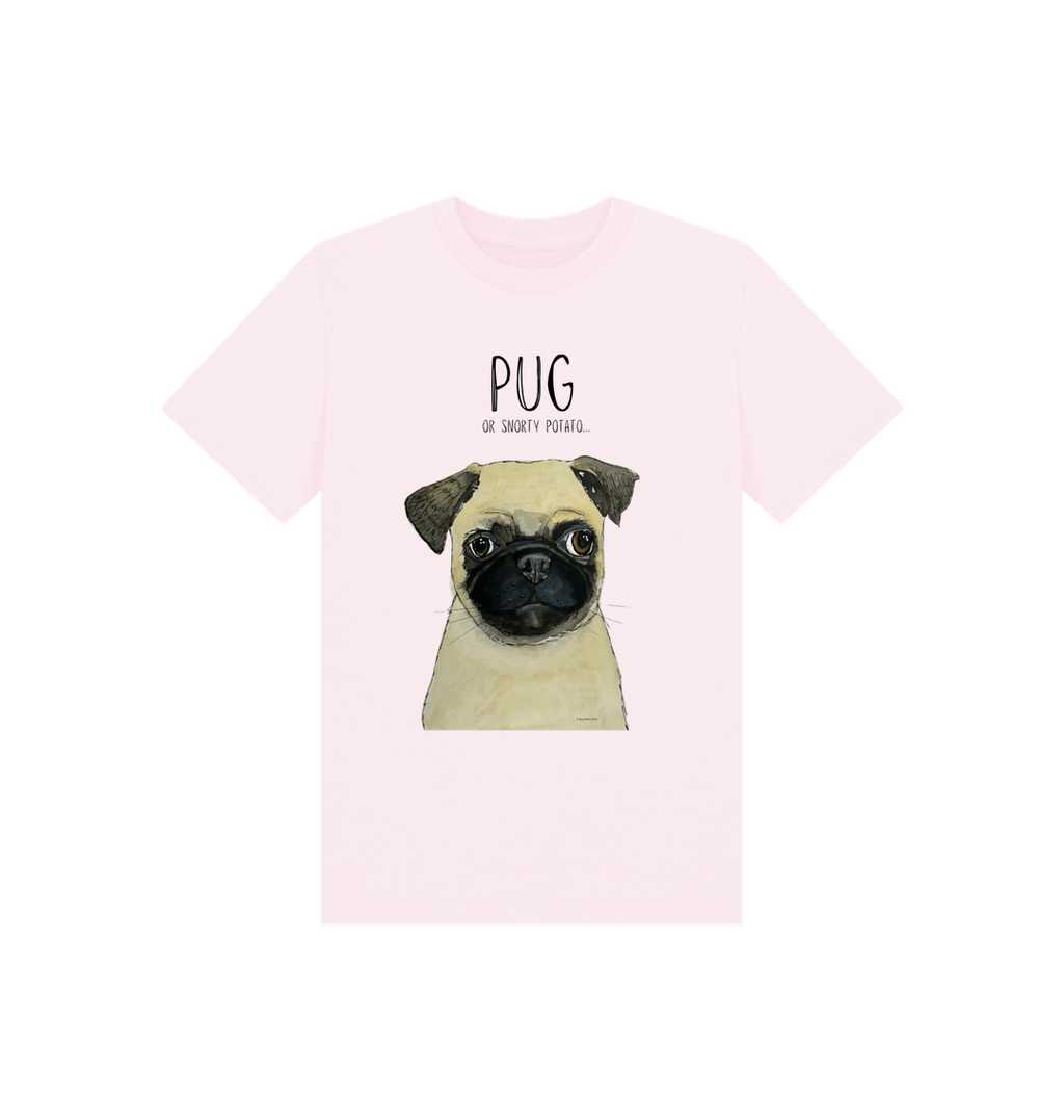 Snorty Potato Kids T-Shirt Adorable Pug Print for Children