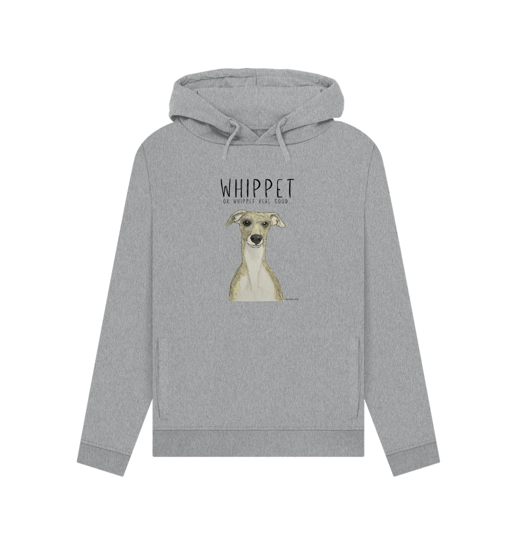 Women's Whippet Organic Cotton Hoodie Ethical and Cozy