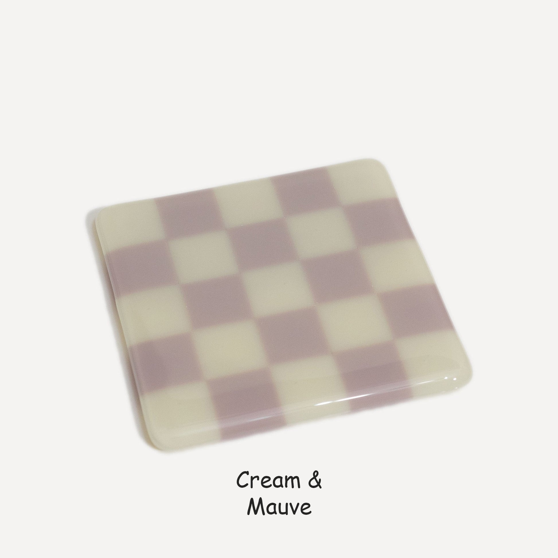 10cm Chequered Dual Colour Coaster Oceanside Collection