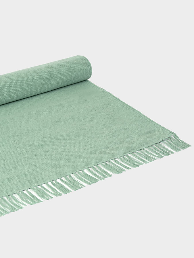 Organic Cotton Yoga Mat Handwoven in India