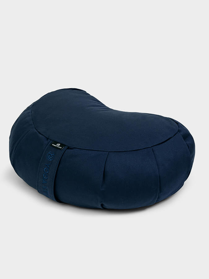 Organic Buckwheat Zafu Crescent Meditation Cushion