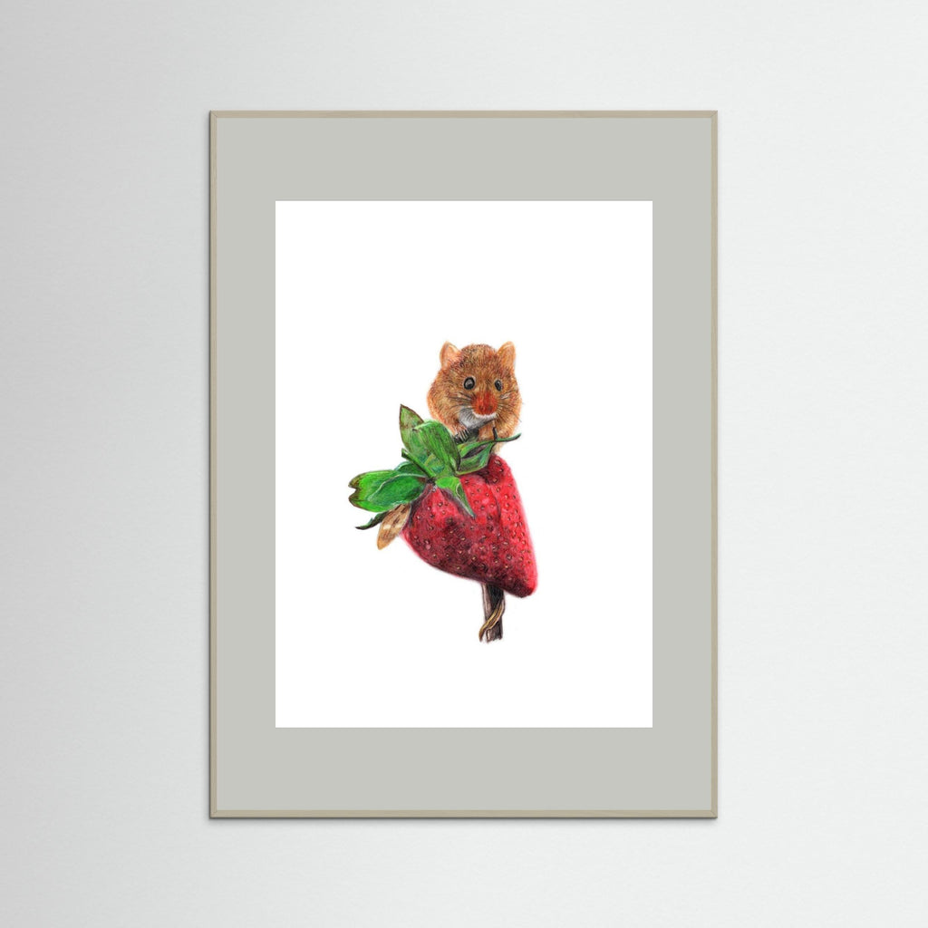 Field Mouse Wildlife Art Print