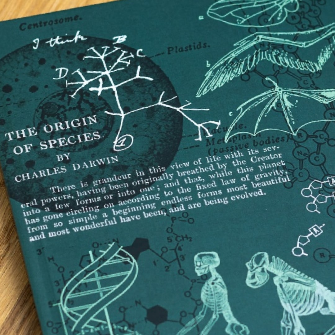 Evolution and Genetics A5 Hardcover Notebook