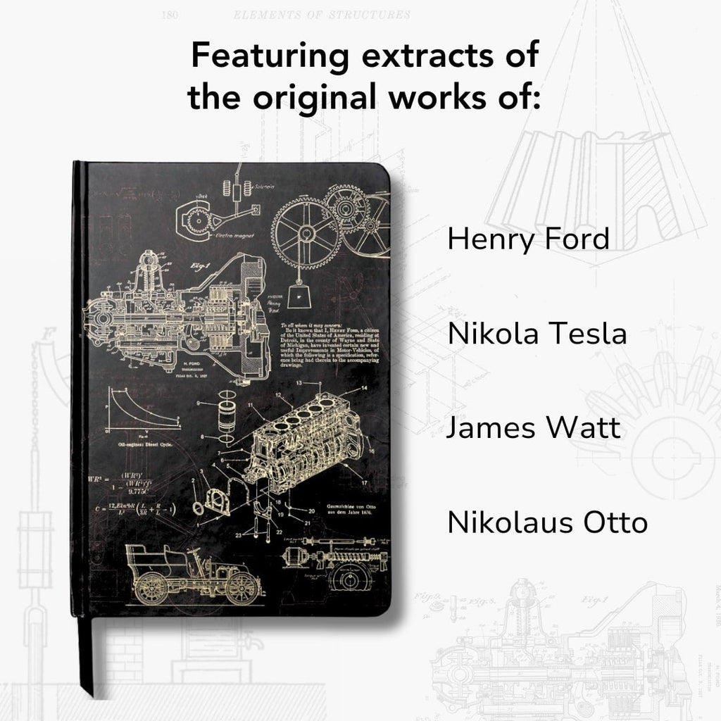 Mechanical Engineering A5 Hardcover Notebook