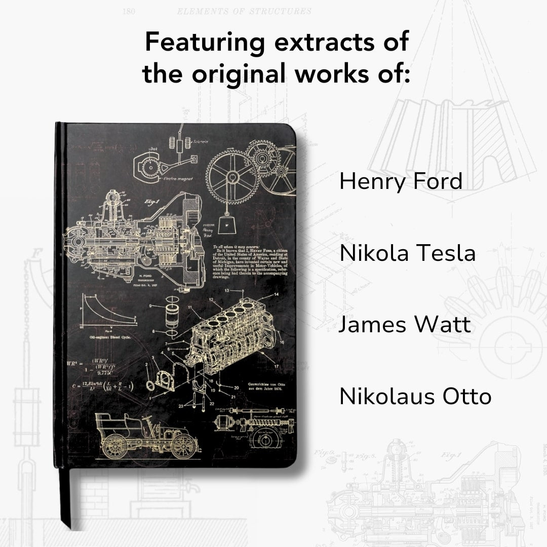 Mechanical Engineering A5 Hardcover Notebook