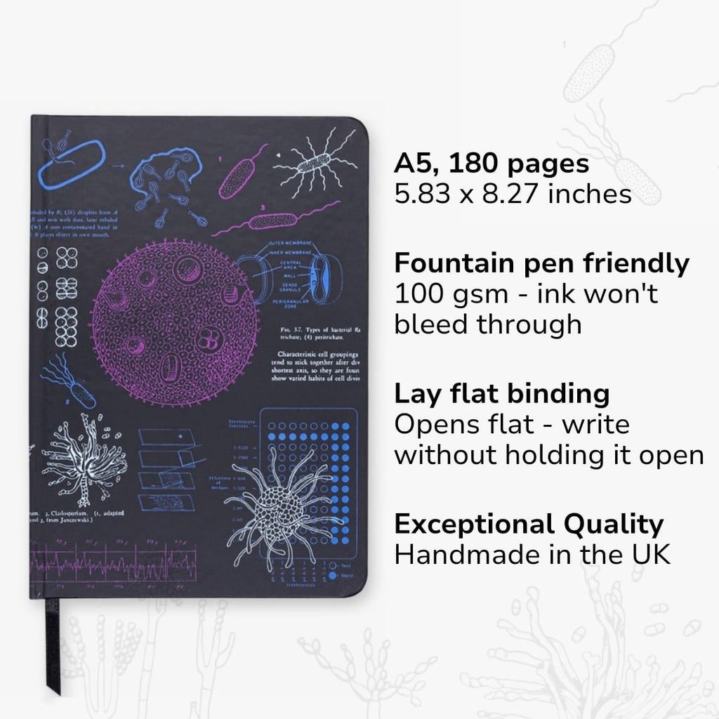 Microbiology A5 Hardcover Notebook