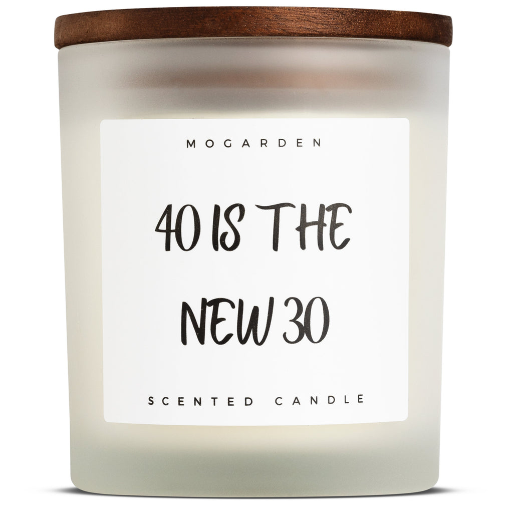 40th Birthday Luxury Vanilla Soy Candle 220g