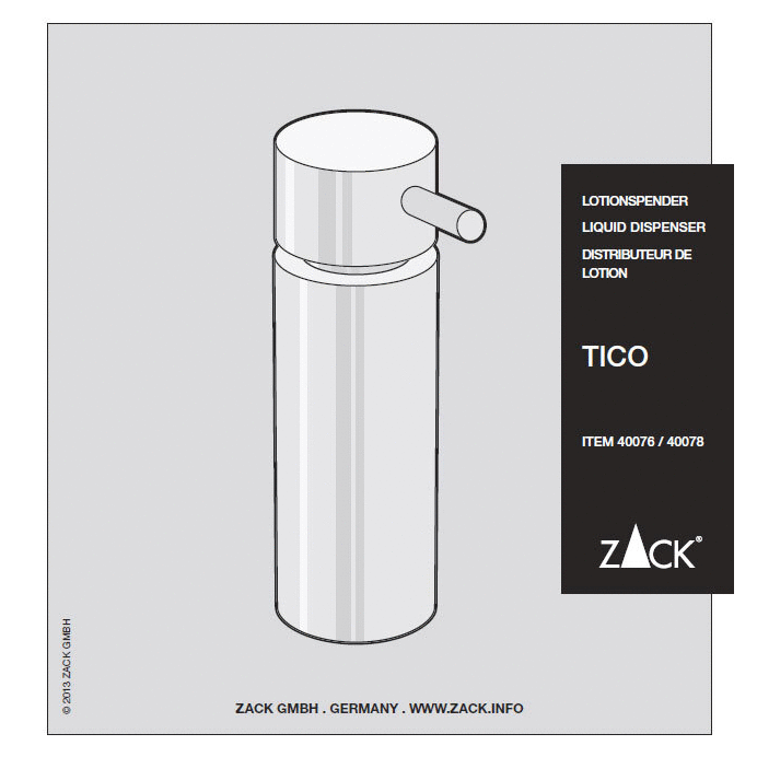 Polished Stainless Steel Soap Dispenser 13 cm