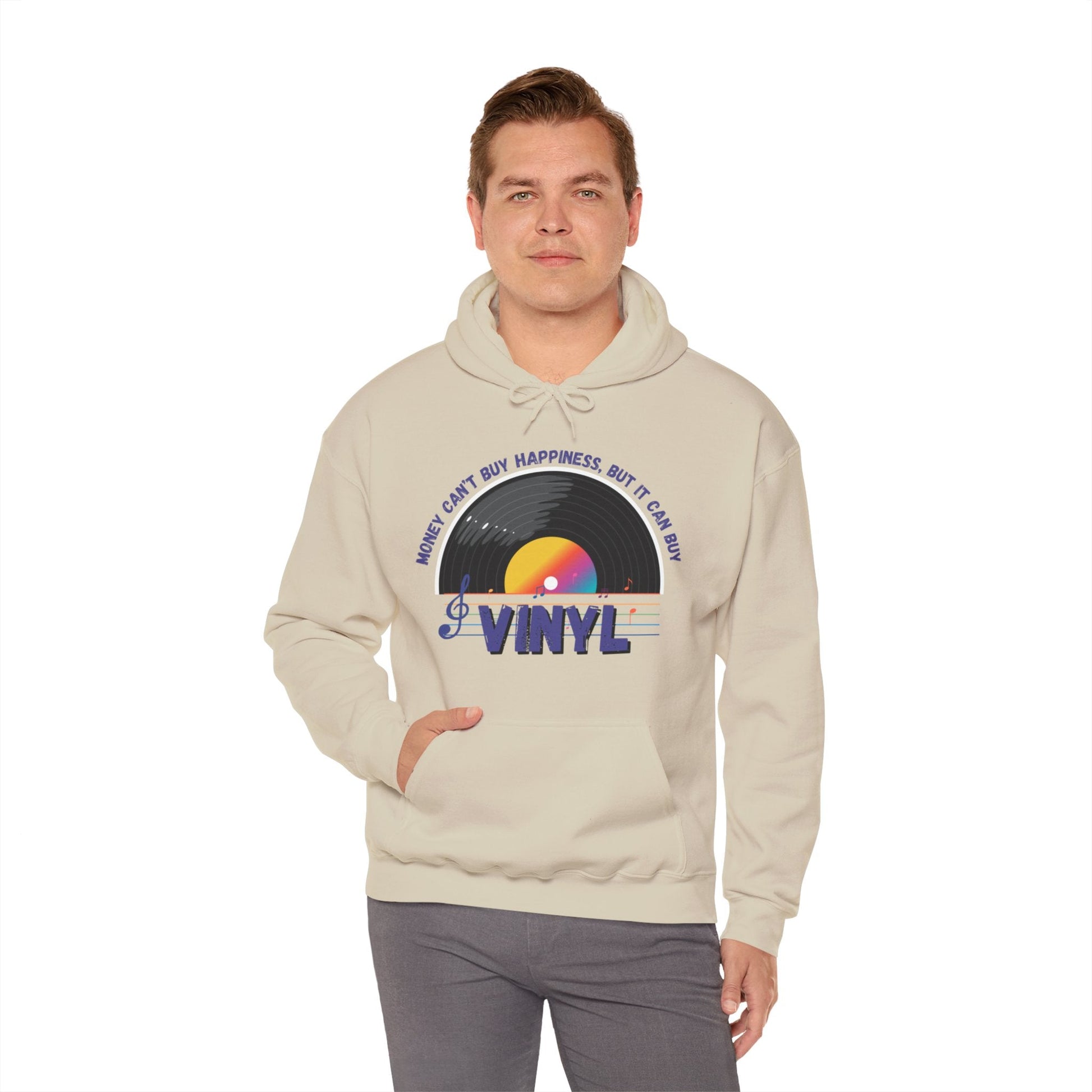 Money Can't Buy Happiness But It Can Buy Vinyl Men's Hoodie