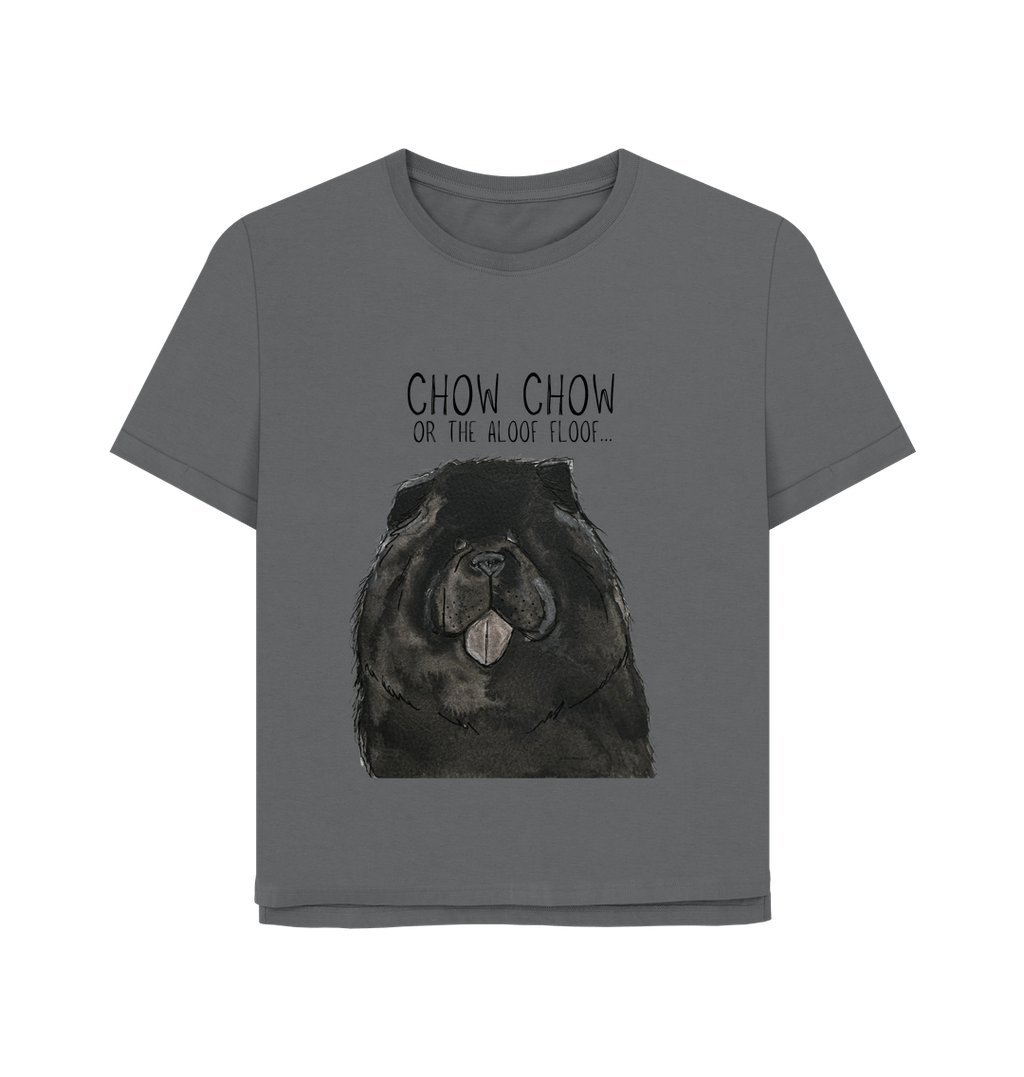 Black Chow Chow Women's Relaxed Fit T-Shirt The Aloof Floof