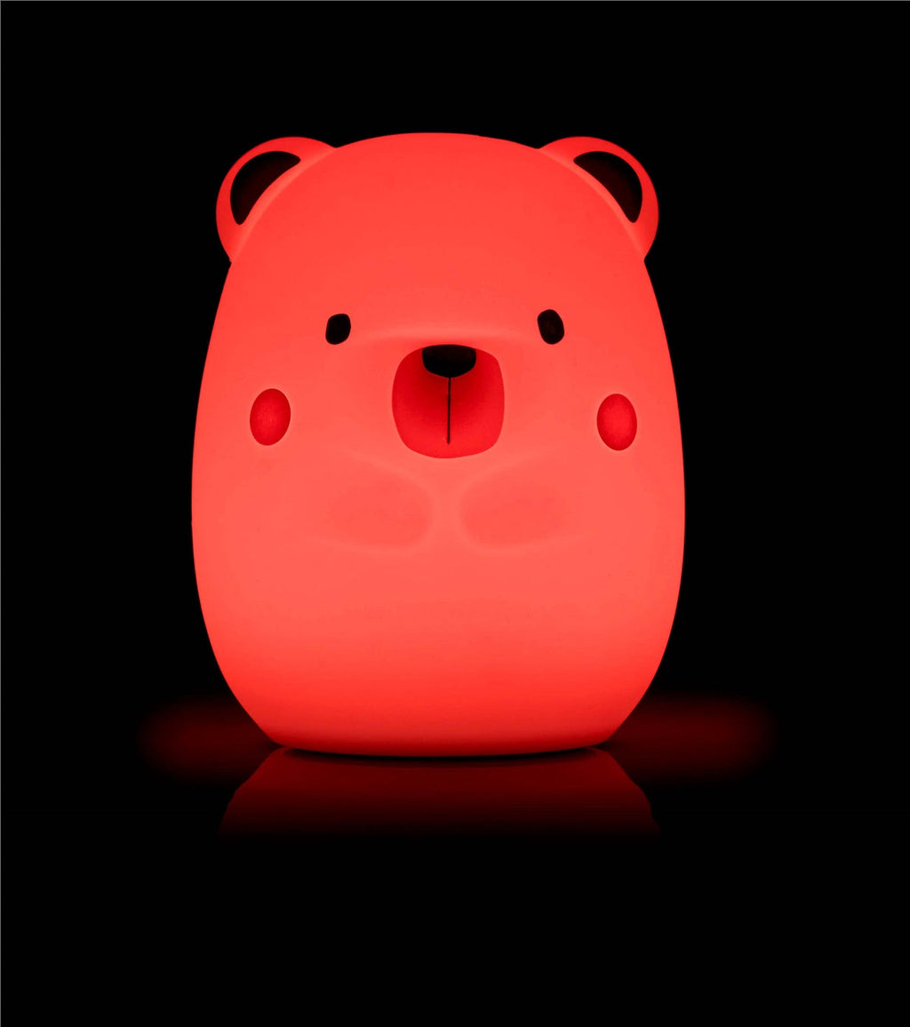 Yum Bear Big Silicone Night Light Rechargeable Colour Changing Sensory Lamp