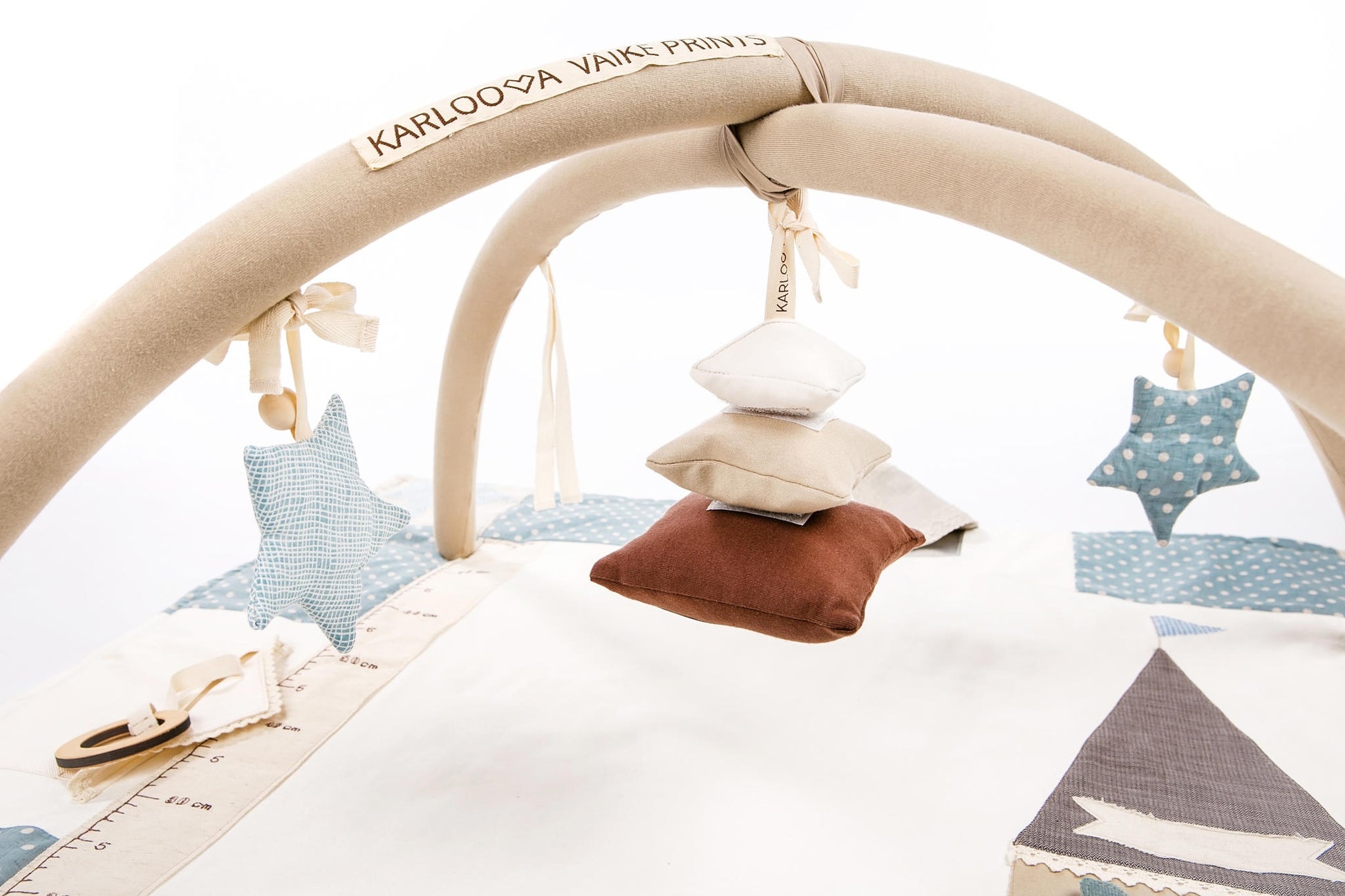 Karloova Pillow Heap Toy - Stimulating, Handmade Baby Toy by Karloova at www.brixbailey.com