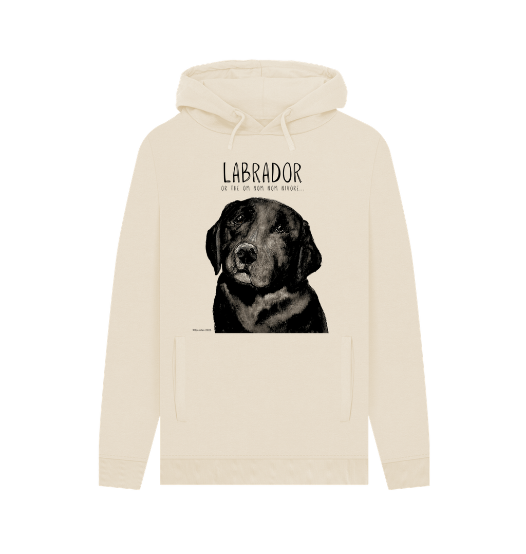 Snack Sensei Hoodie with Black Labrador Print