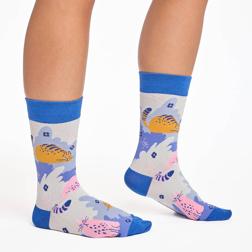 Cat Nap Socks for Women and Men