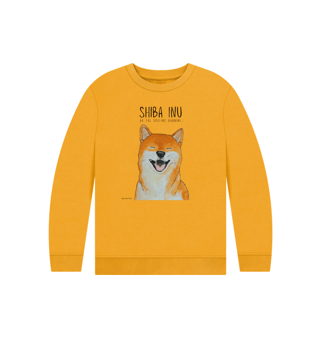 The Great Shiba Snuggle Heist Kids Sweatshirt