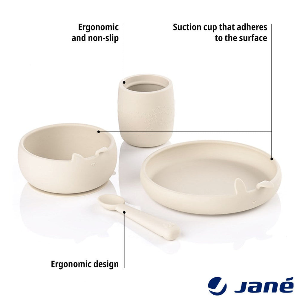 Silicone Bowl and Spoon Set for Baby's First Meals