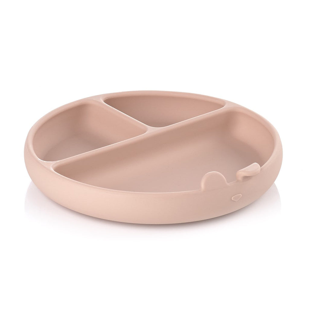 Silicone Plate with Animal Compartments for Baby Led Weaning