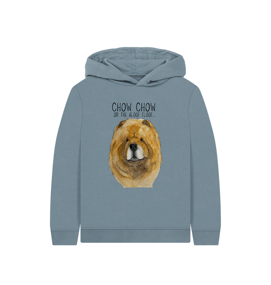 Red Chow Chow Kids Hoodie