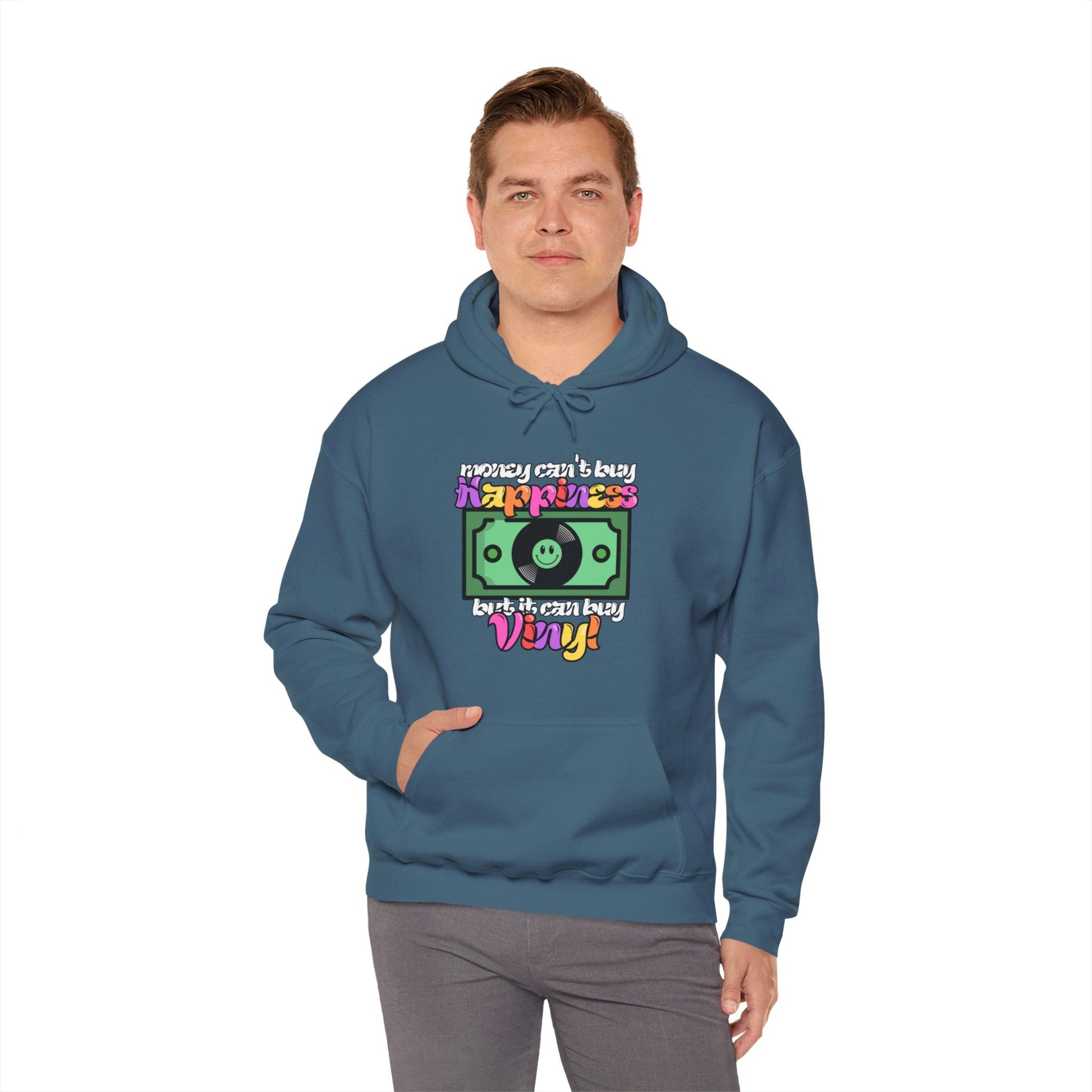 Money Can't Buy Happiness But It Can Buy Vinyl Men's Hoodie