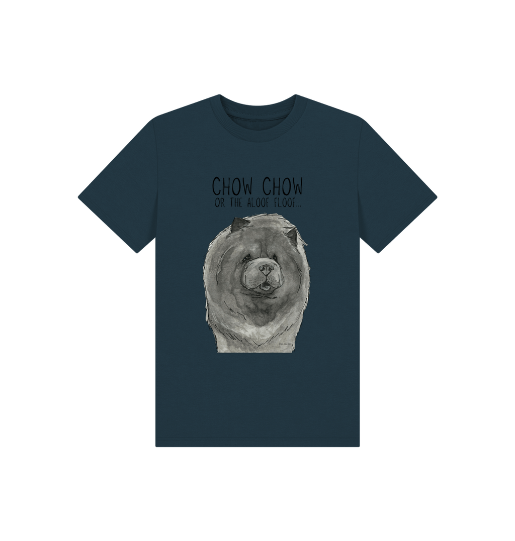 Blue Chow Chow Kids T-Shirt for Young Dog Lovers