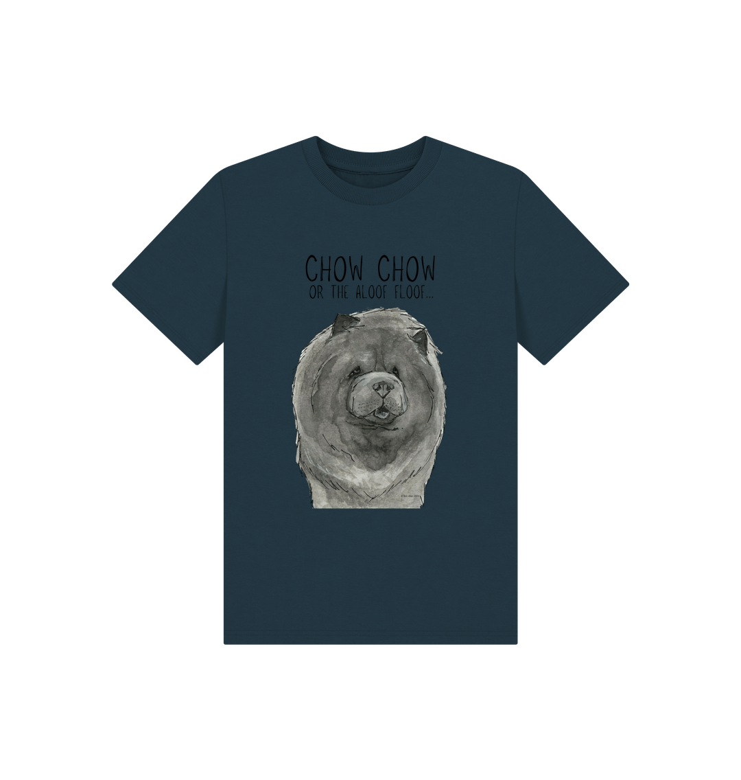 Blue Chow Chow Kids T-Shirt for Young Dog Lovers