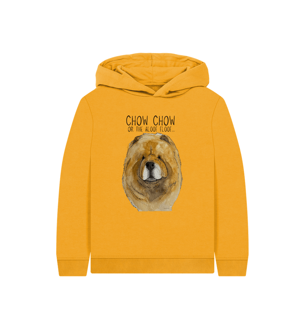 Red Chow Chow Kids Hoodie