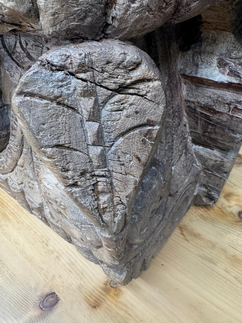 XL Rustic Church Candle Holder in Reclaimed Wood
