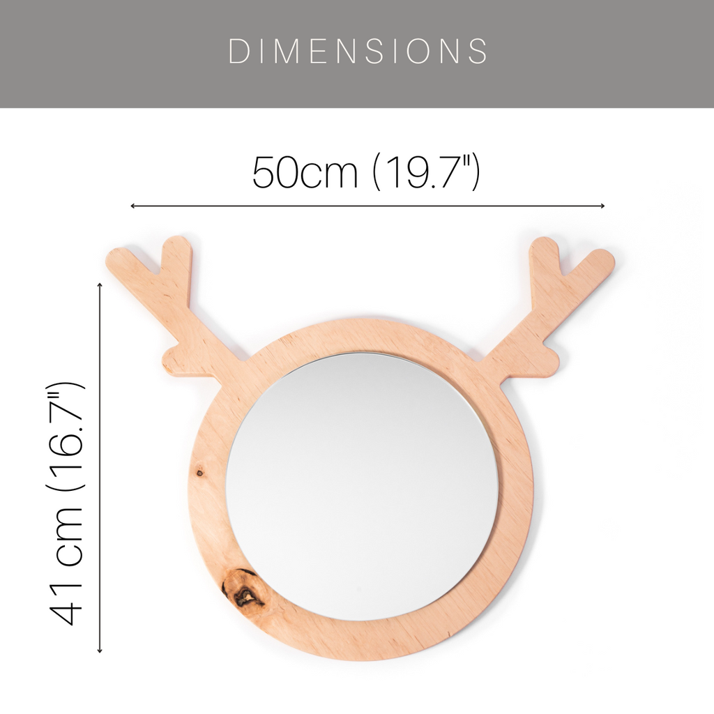 Adorable Acrylic Kids Mirror – Fun & Safe Wall Decor by Ewart Woods at www.brixbailey.com