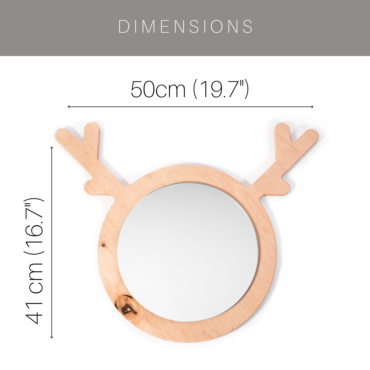 Adorable Acrylic Kids Mirror – Fun & Safe Wall Decor by Ewart Woods at www.brixbailey.com
