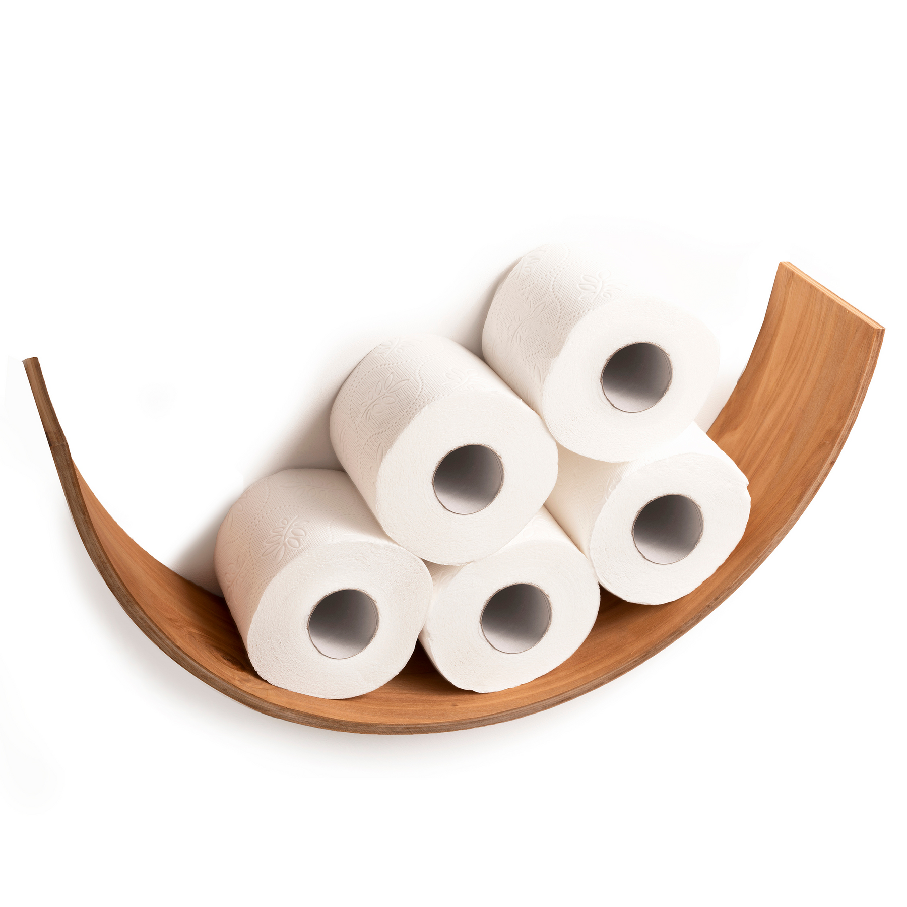 Stylish Baltic Birch Toilet Paper Holder – Sleek & Modern by Ewart Woods at www.brixbailey.com