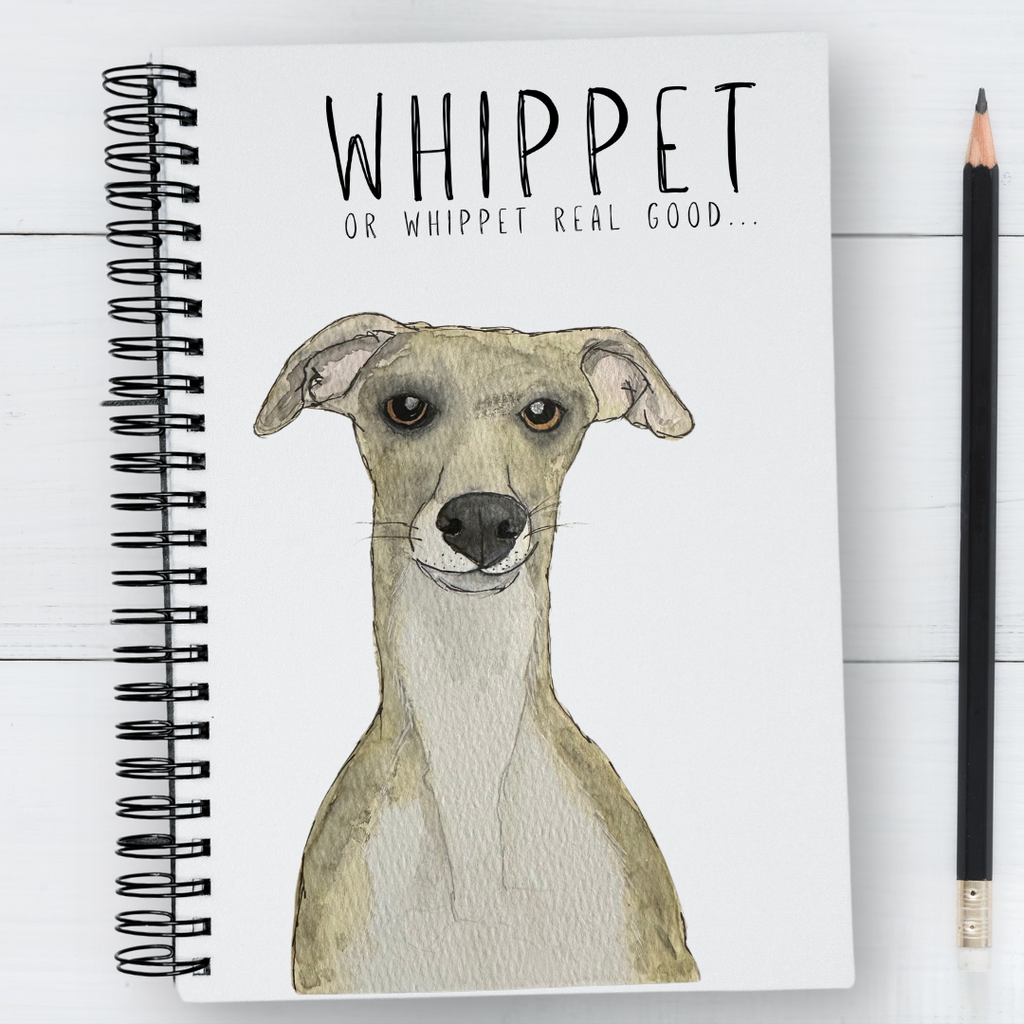 Whippet Real Good Notebook for Creative Zoomies