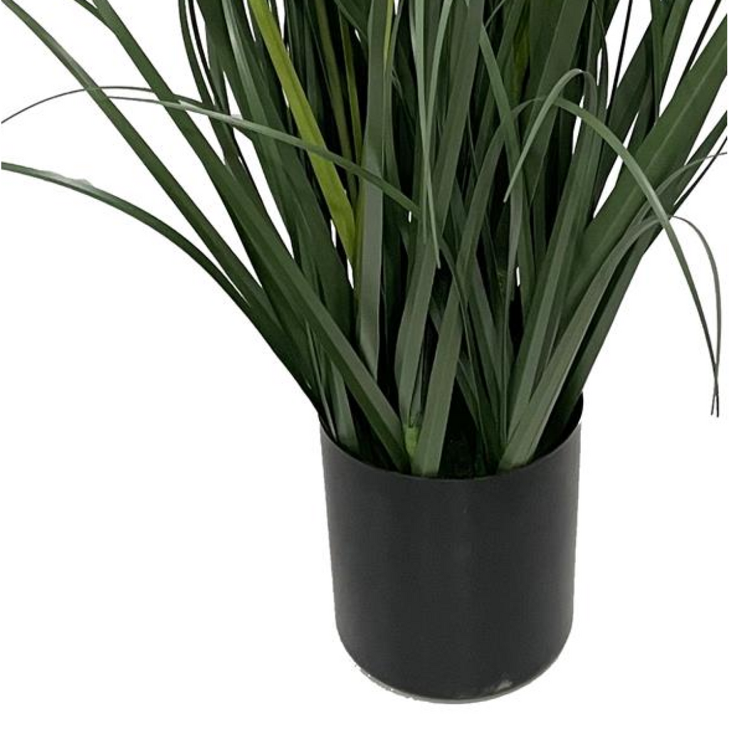 95cm Artificial Flowering Grass Plant in Pot