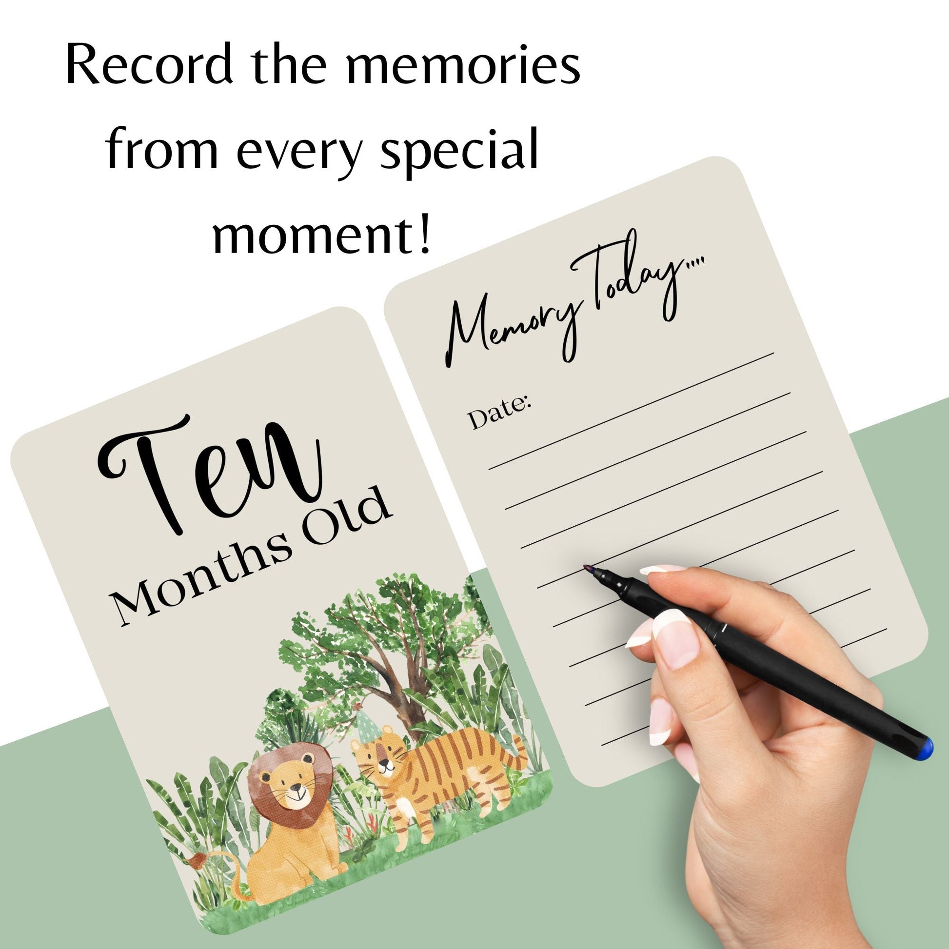 Baby Milestone Cards Pack of 40