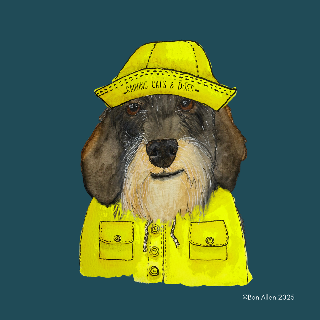 Dachshund Downpour Defender Golf Umbrella